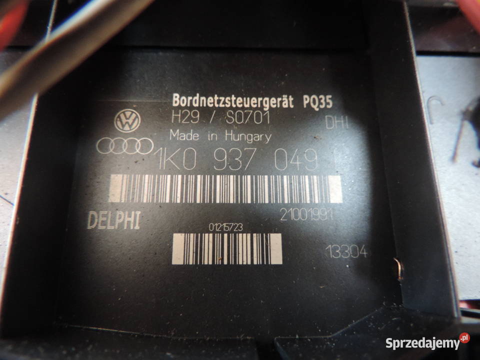MODUŁ BORDNETZ SEAT ALTEA 1K0937049L osobowe Nowy Sącz sprzedam