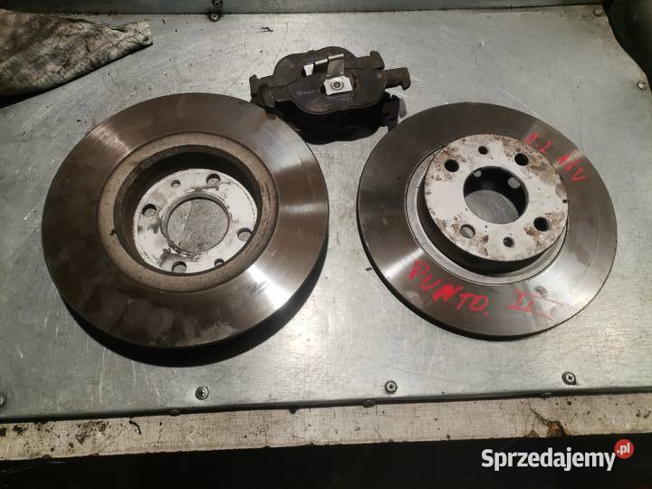 TARCZE HAMULCOWE PRZÓD FIAT PUNTO II 12 16V Nowy Sącz sprzedam
