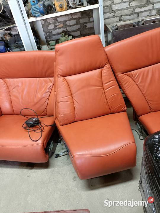 Kanapa narożnik skórzany elektrycznie sterowany Lubartów