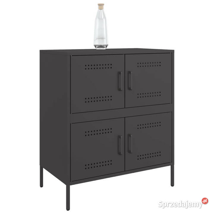 Szafka czarna 68x39x79 stal WM842952 Warszawa