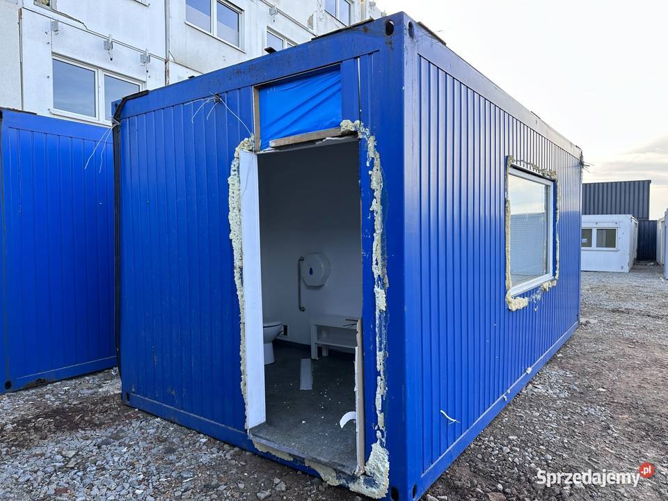 KONTENER BIUROWY 36 BIUROWO SANITARNY dolnośląskie Wrocław