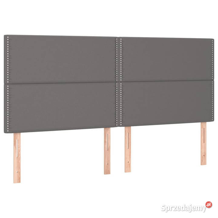 Zagłówek do łóżka szary 180x5x118128 sztuczna Warszawa