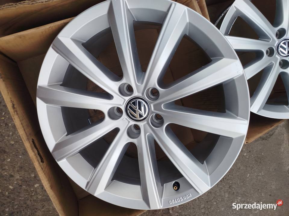 S407Alufelgi uzywane 18 5x112 8J Et25 Vw TOUAREG Bąków