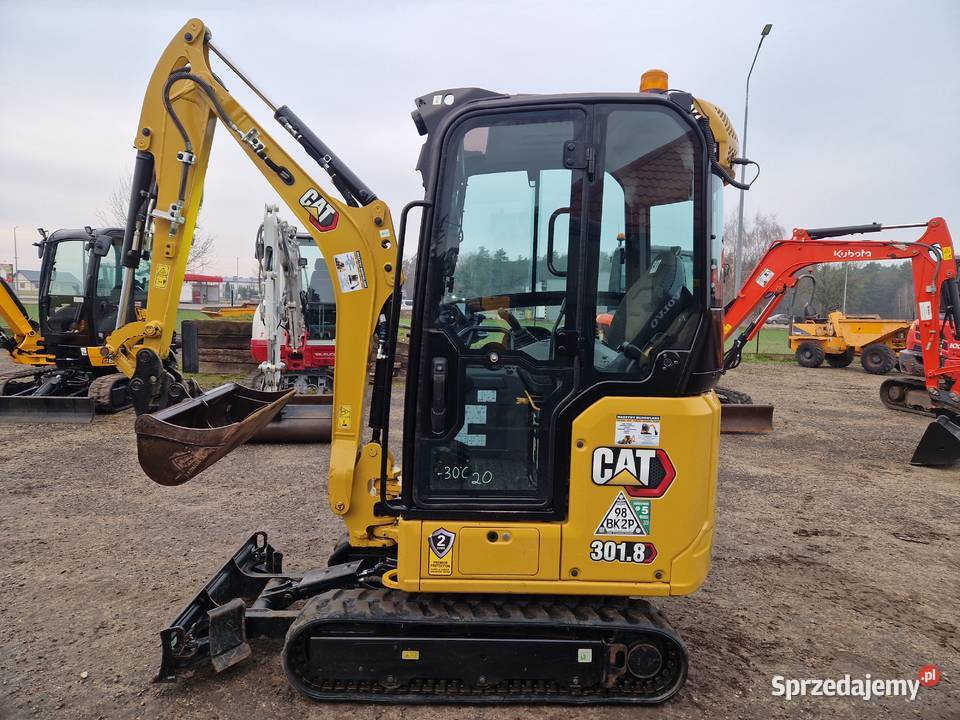 Minikoparka CAT 3018 2023r przebieg 500mtg Rok produkcji 2023