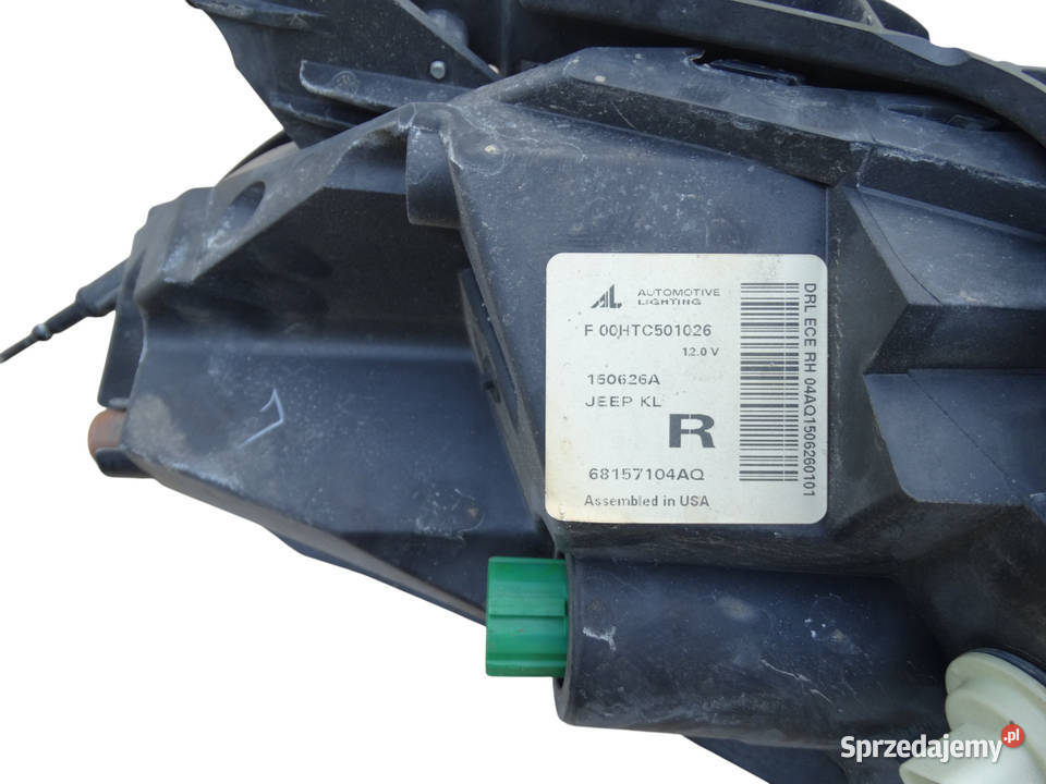 LAMPA PRAWY PRZÓD PRAWA DRL LED JEEP CHEROKEE V Części samochodowe Łosieniec