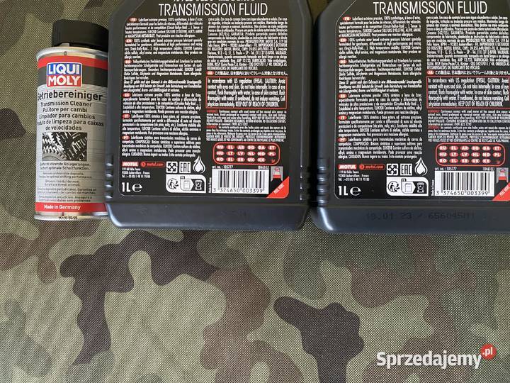 Płukanka i olej Motul 75W90 2l do manualnej