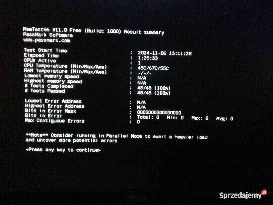 Kingston niskoprofilowy DDR3 4GB 1333MHz Bydgoszcz