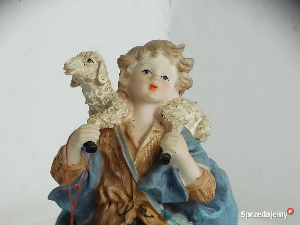 Figurka Dekoracyjna Pasterz z Owieczkami