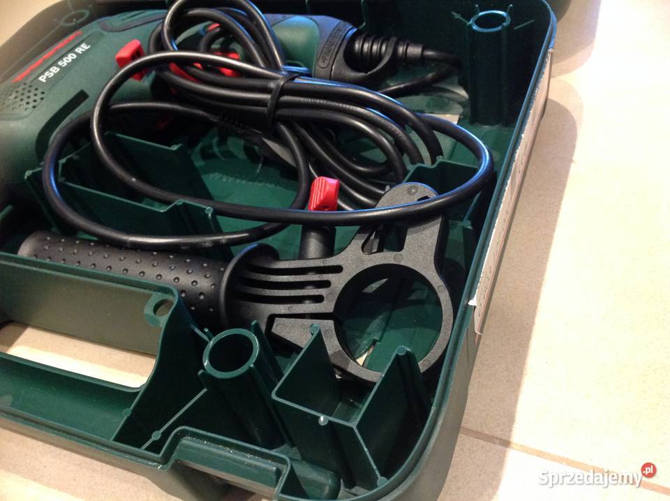 Wiertarka Udarowa BOSCH PSB 500 RE Walizka Nowa Elektryczne Nowa Sól