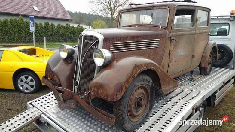 Sprzedam dwa berliety Dauphine 9CV 1933 uszkodzony Bydgoszcz sprzedam