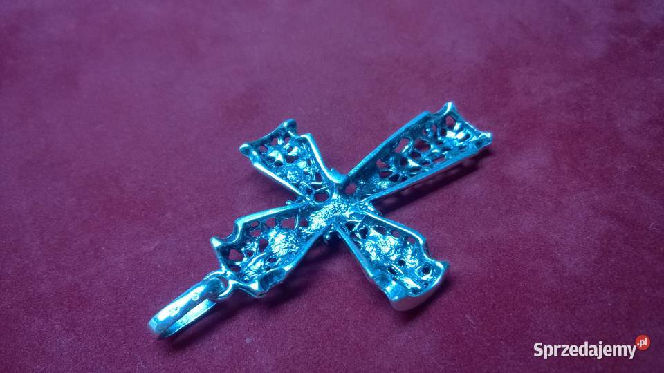 srebrny krzyżyk 0113 Pozostałe Warszawa