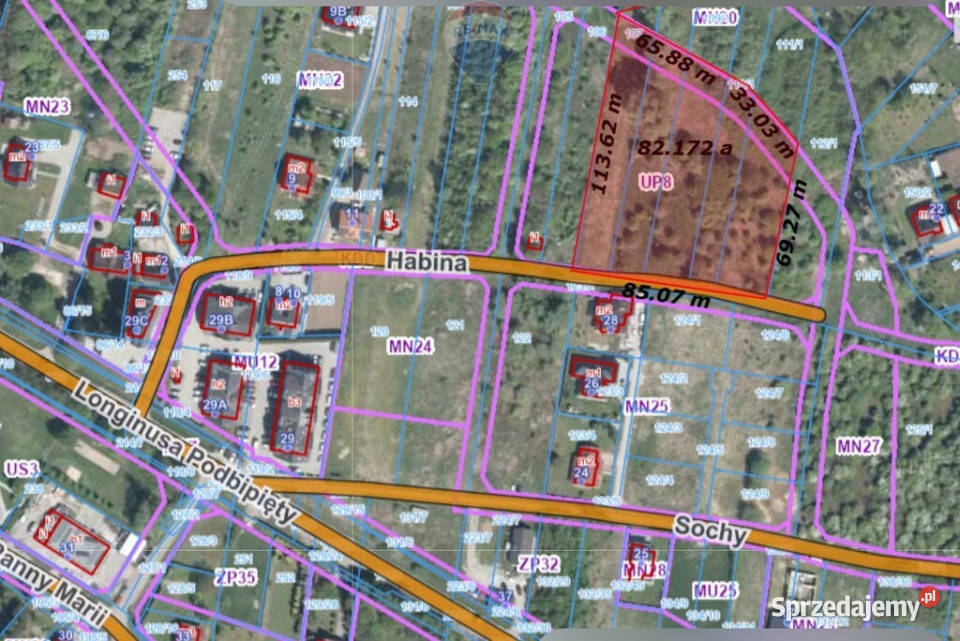 Działka UP8 Kraków 65 zabudowy Nieruchomości sprzedam