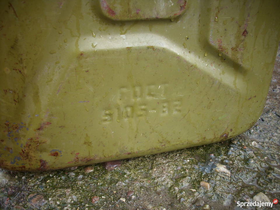 Kolekcjonerski kanister radziecki z 1989 r do Barlinek