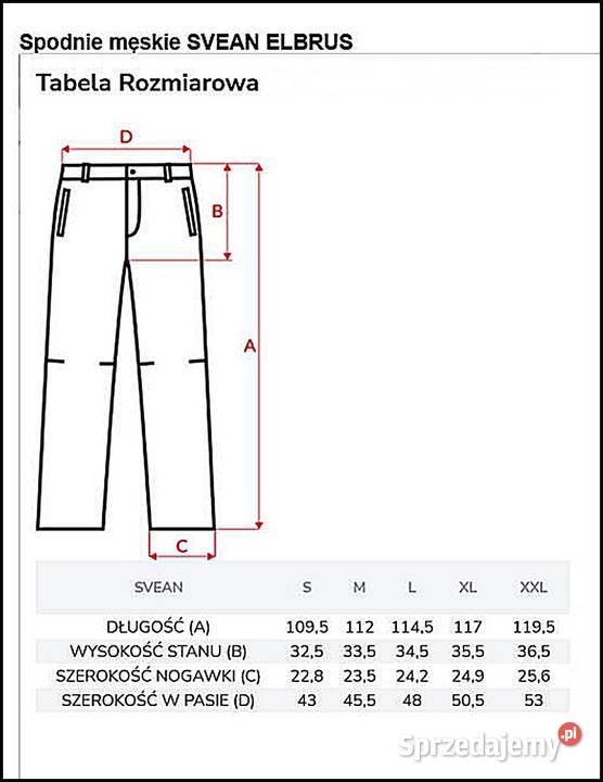 Spodnie męskie SVEAN ELBRUS narciarskie SXXL