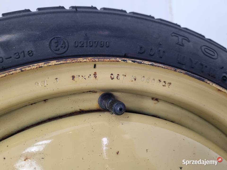 KOŁO DOJAZDOWE Mazda 3 I BK Dojazdówka 11570 R15 Chełm