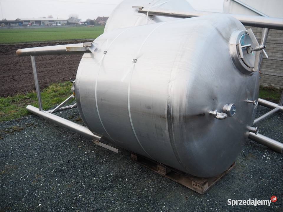 LEUSHUIS 5000L Pionowy zbiornik procesowy Krotoszyn sprzedam