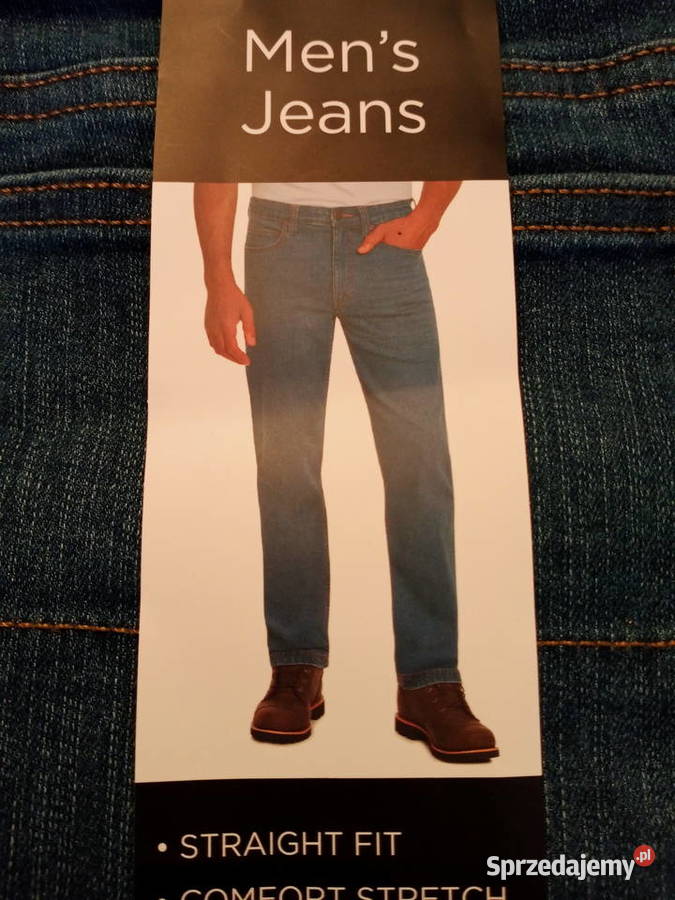 JEANSY MĘSKIE KIRKLAND USA W42 L29 PAS110 Odzież codzienna Odzież i bielizna męska Mielec