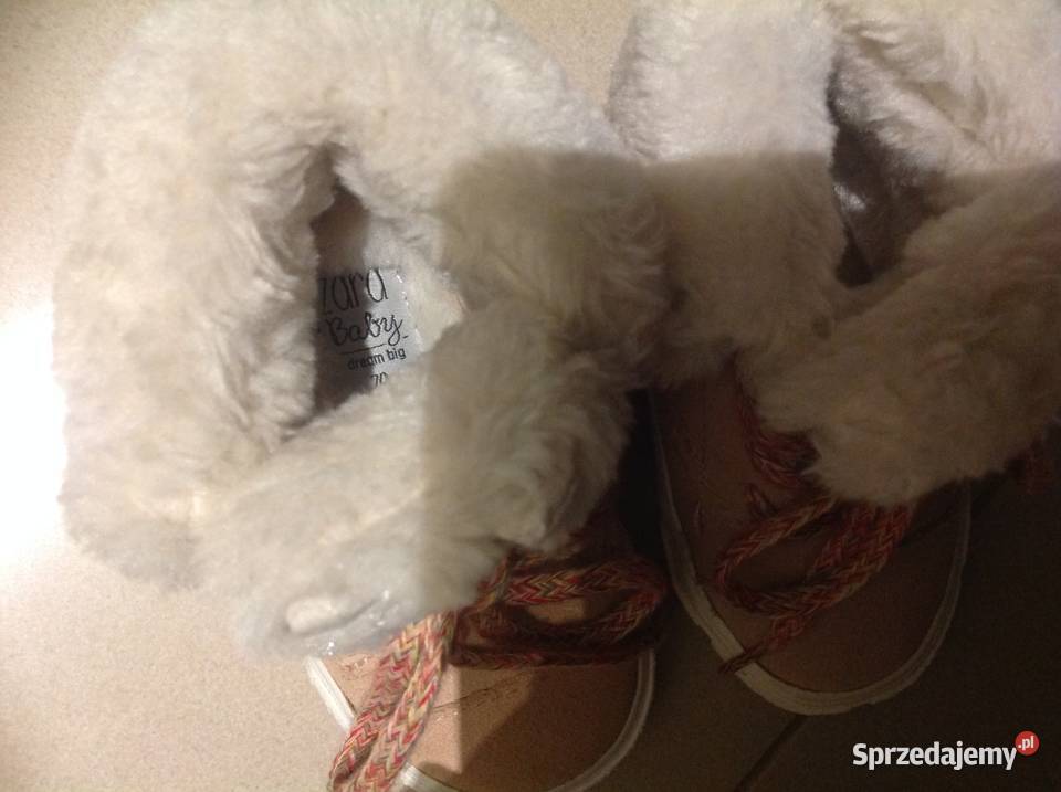 Buty Buciki Zimowe z Misiem ZARA Baby 20
