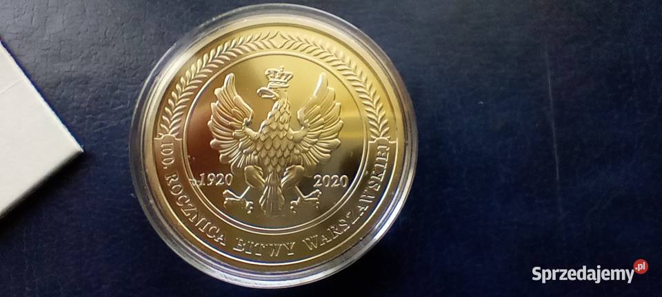 Stare monety Medal Cud Wisłą Polska 10 Lesko