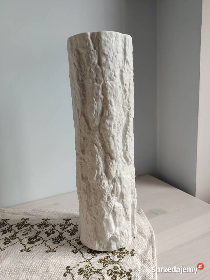 Wazon ceramiczny biały Bareuther Waldsassen Głuchołazy