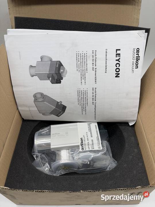 Leybold Leycon BAV 40 P AI Angle Valve Warszawa