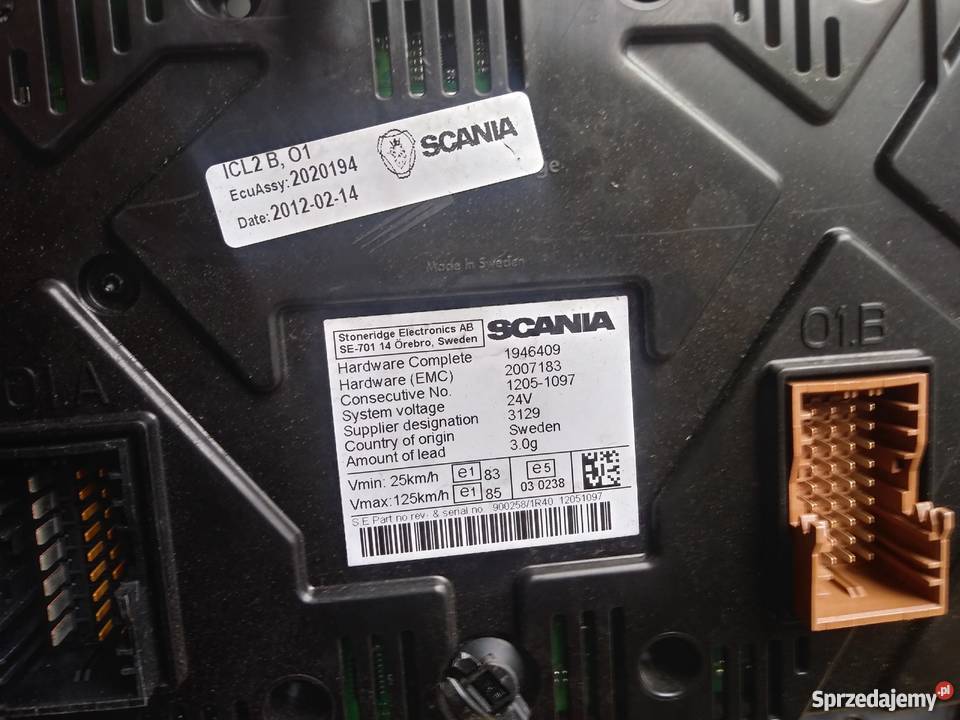 Licznik konsola zegary 2020194 Scania R Staszów