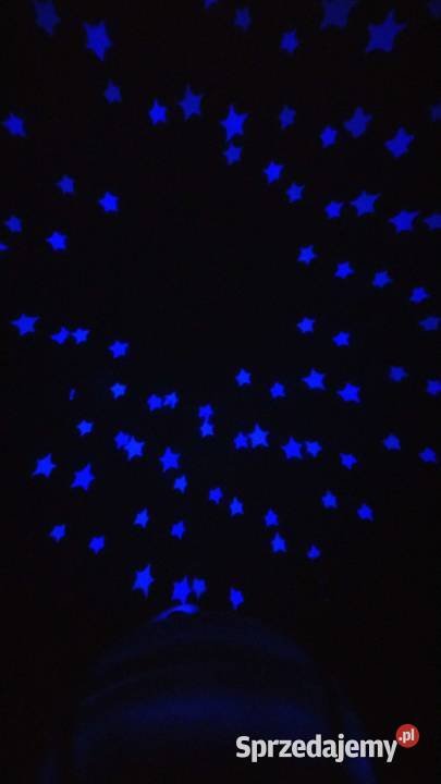 Lampa led nocna świecąca gwiazdy na suficie mazowieckie