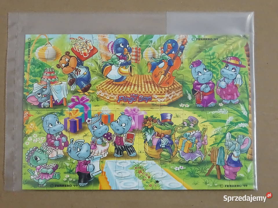 Stare Puzzle Kinder Surprise Ferrero 1999 Puzzle lubelskie Biłgoraj
