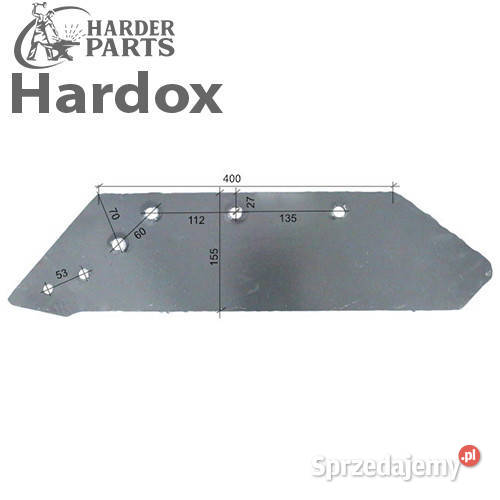 Lemiesz 16 na 300hektarów HARDOX 622137L do Suwałki