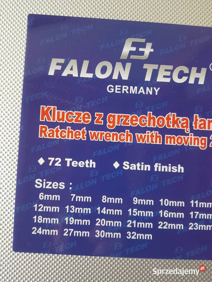 Klucze płaskooczkowe z grzechotką 72 zęby CrV Ręczne wielkopolskie Głogowa sprzedam