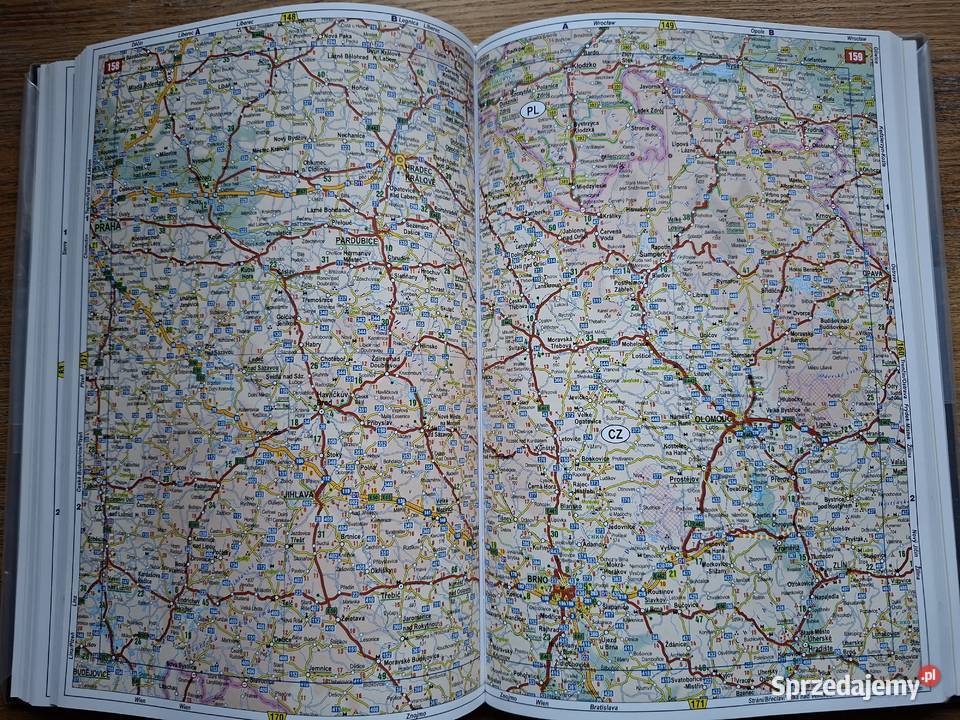 Szwajcaria Encyklopedia drogowa 1150 000 mapa samochodowa Kraków