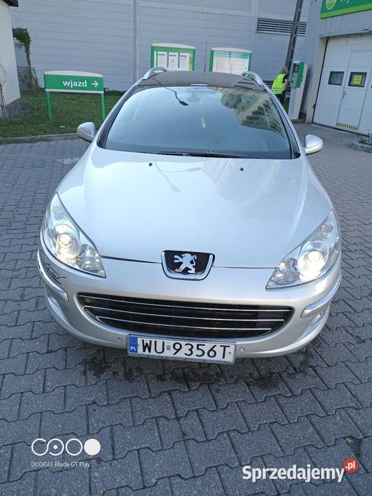 Peugeot 407 SW kombi panorama przebieg 214 kupiony w polskim salonie 407 Warszawa