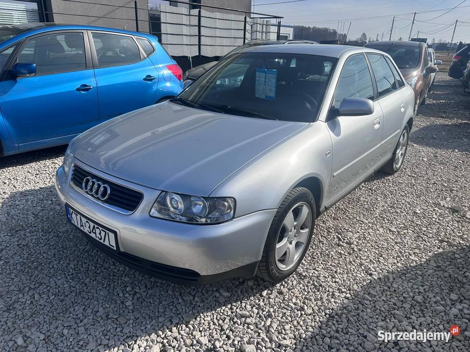Audi A3 Automat 2002 18 Benzyna srebrny Ładna sprzedam