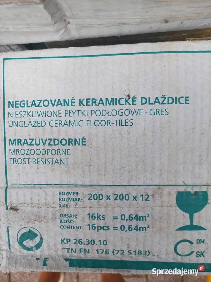 Sprzedam tanio nowe płytki nieszkliwione śląskie