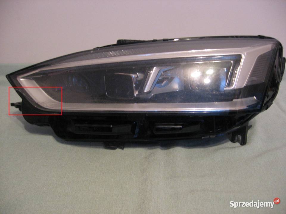8W6941033D Audi A5 Reflektor lewy Uszkodzone Warszawa