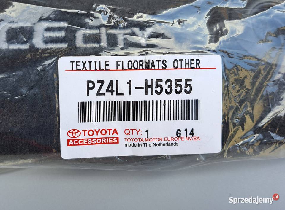 Oryginalne Dywaniki Toyota Proace City Verso Mielęcin