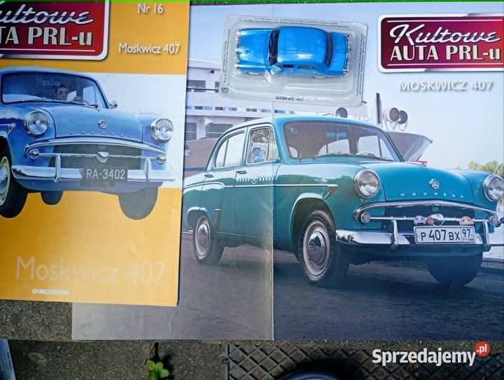 MOSKWICZ 407 model kolekcja 143 kultowe auta mazowieckie Warszawa