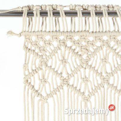 vidaXL Zasłona z makramy 140 x 240 bawełna mazowieckie Warszawa