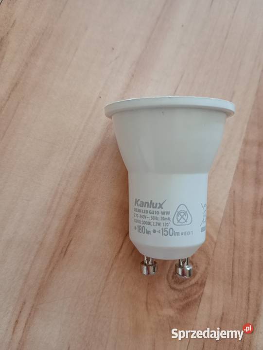 żarówka świetlówka LED GU10 240V 22W 3000K 180lm