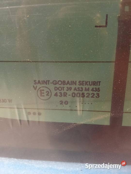 Szyba Tylna Ciemna Ogrzewana Renault Kangoo II Bralin