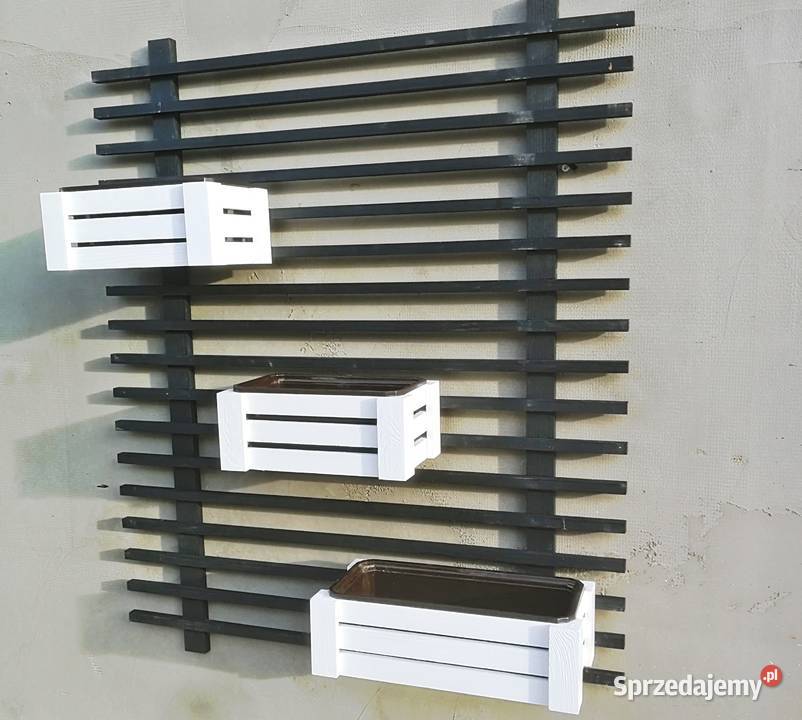 donica DREWNIANA z kratką