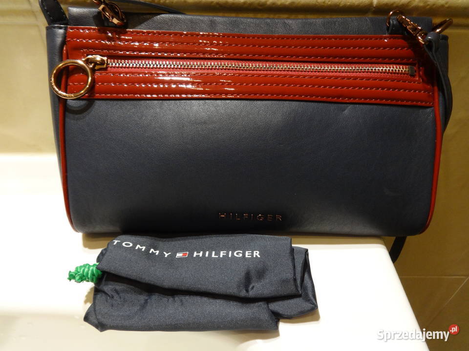 Tommy Hilfiger torebka ze skóry naturalnej Tomaszów Mazowiecki