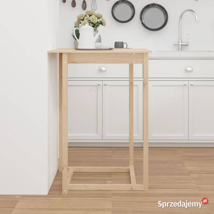 Stolik barowy 80x80x110 lite drewno sosnowe Stoły Warszawa