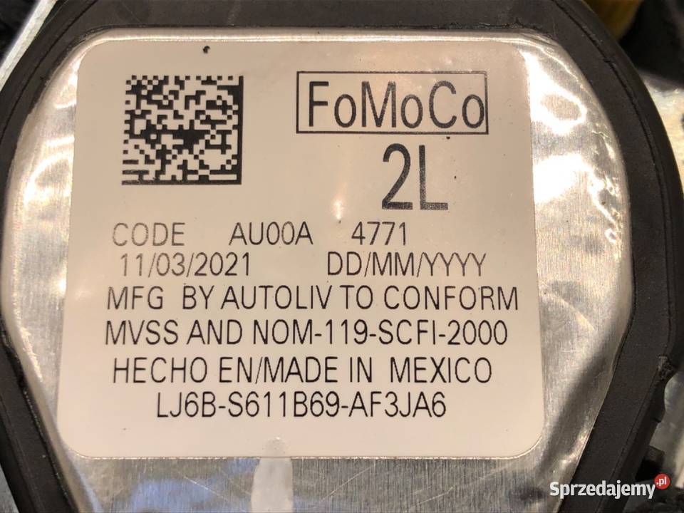 PAS BEZPIECZEŃSTWA LEWY TYŁ FORD ESCAPE IV