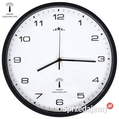 vidaXL Sterowany radiowo zegar kwarcowy 31
