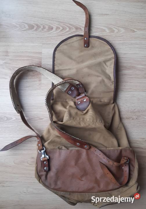 Plecak żołnierza Wehrmachtu strzelcy alpejscy łódzkie Pabianice