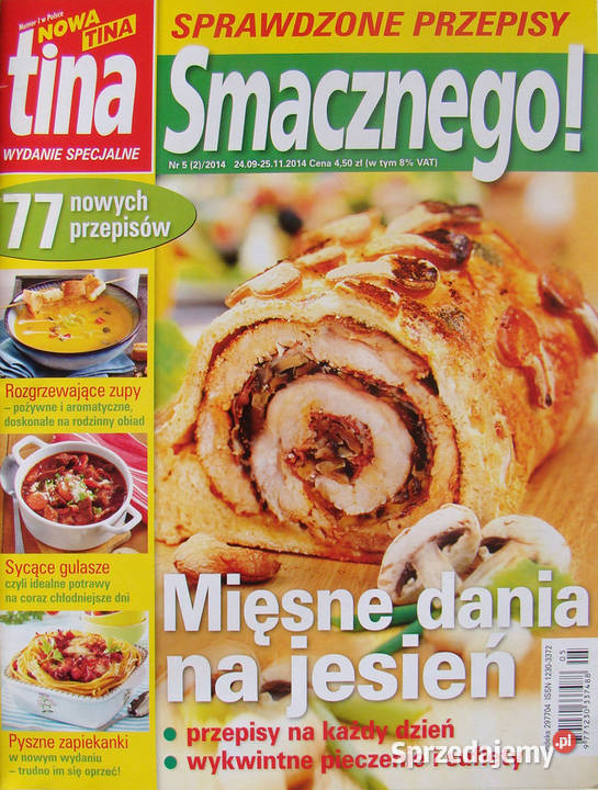 Mięsne dania na jesień sprawdzone przepisy Limanowa sprzedam