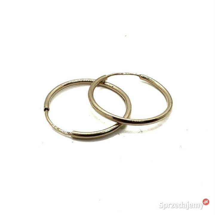 Złote Kolczyki pr 583 205g Elbląg sprzedam