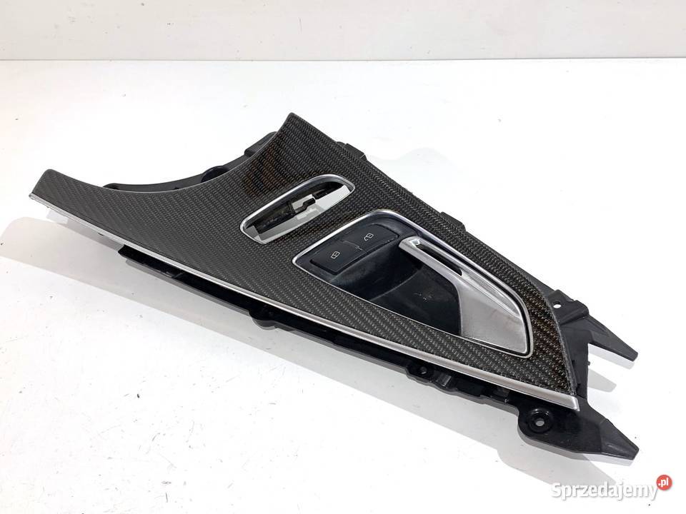 KLAMKA WEWNĘTRZNA LEWY PRZÓD CARBON AUDI A7 4G