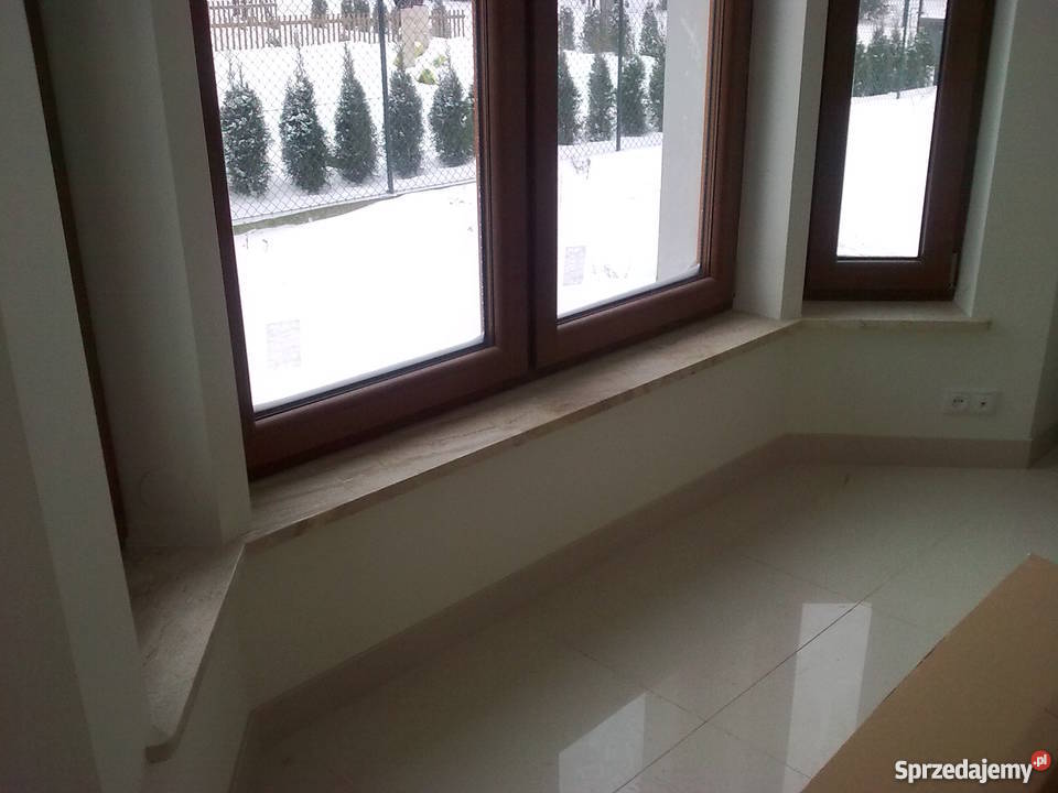 Parapet parapety konglomerat marmur marmurowe Poznań